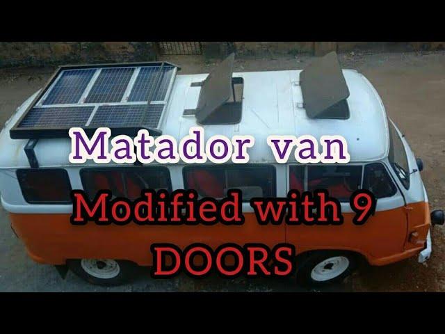 Matador van modified with 9 Doors