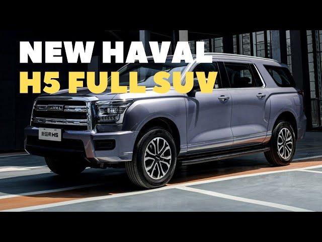 New Haval H5 Full-Size SUV: Starts From $17k In China