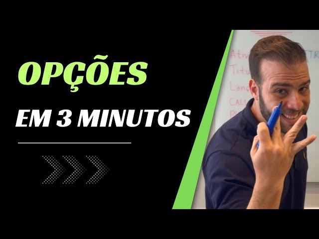 EXPLICANDO O QUE SÃO OPÇÕES EM 3 MINUTOS | Investindo com Breno