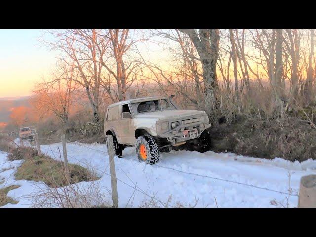 Raid Hivernal 4X4 2023 "Trip off road Aventures" Raid / Rando 4x4 France - Cantal/Lozère  4K