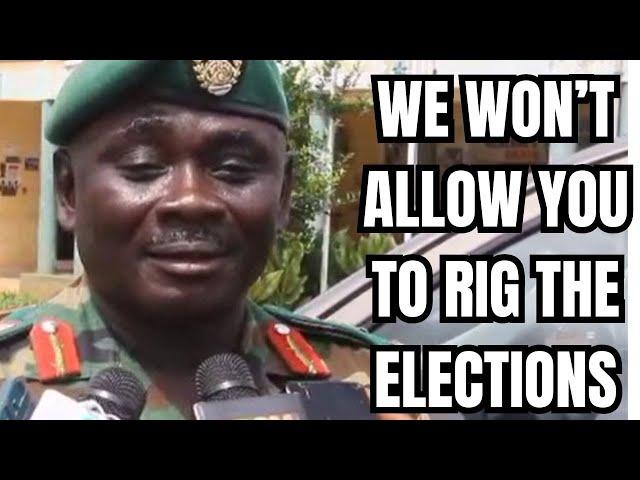 We'll meet you boot for boot, Ghanaians tell alleged military man wanting to RIG elections for NPP