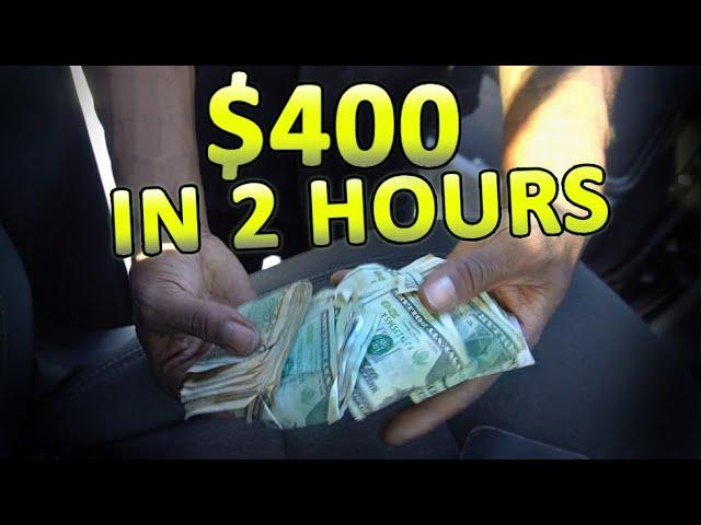 How to make $400 in 2 hours selling hotdogs and burgers