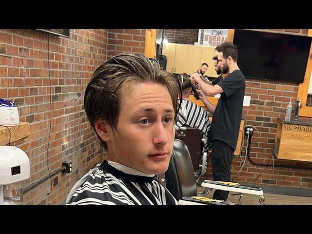 MC Barber is live! Beautiful 90s haircut!!!