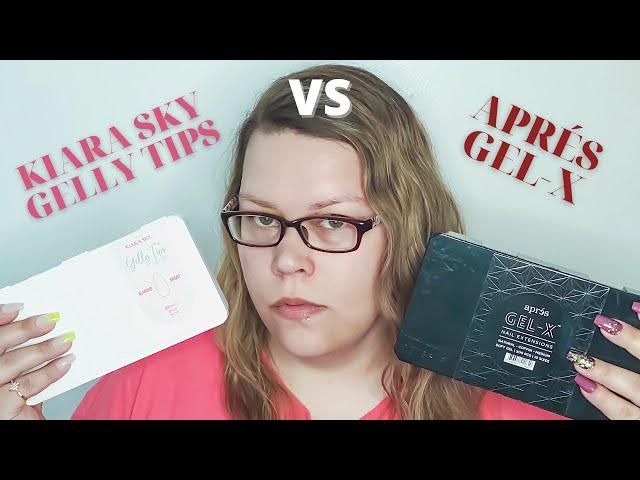 Kiara Sky Gelly Tips VS Aprés Gel-X | Comparing the 2