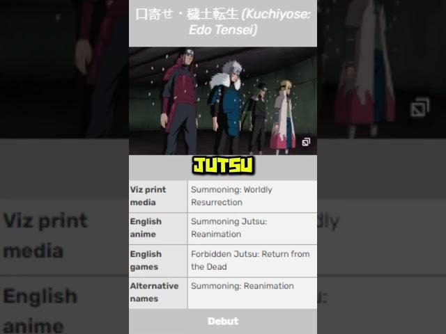 Madara's Edo Tensei Plot Hole Explained