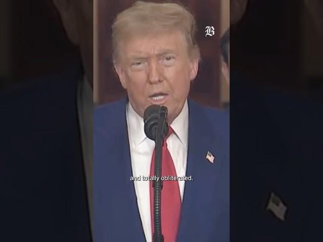President Trump says, US strikes ‘obliterated’ key Iran nuclear facilities