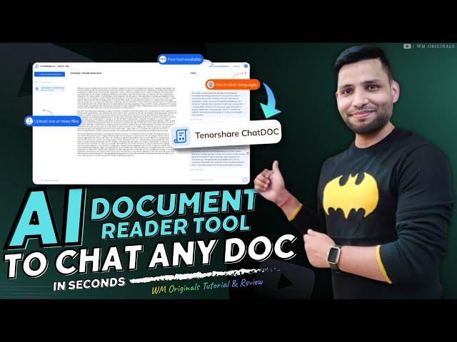 Best Free AI Document Reader | Chat with Any Documents with Tenorshare ChatDOC