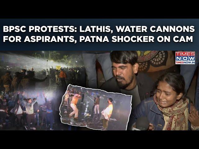 BPSC Protests: Lathi Charge, Water Cannons In Winter | Patna Tense, CM Under Fire? Shockers On Cam