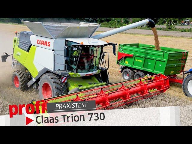 High End im mittleren Segment: Claas Trion 730 | profi # Praxistest