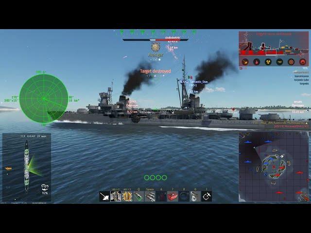 War Thunder; RN Raimondo Montecuccoli; Pretty durable Cruiser, with rather poor guns; Naval Arcade