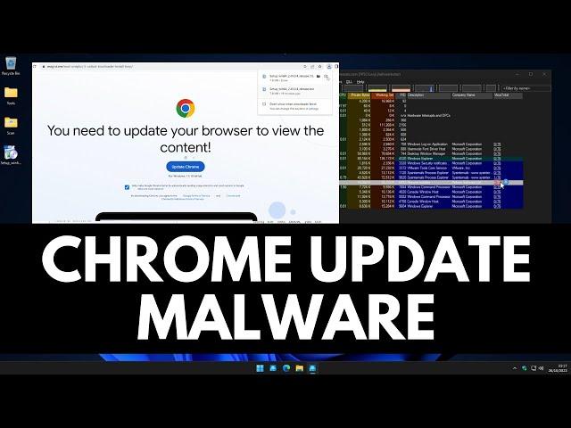 Fake Chrome Update Malware