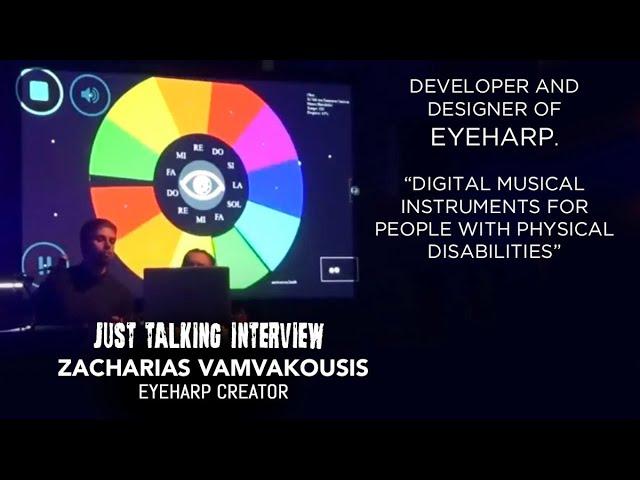 Episode 1108: EyeHarp Creator Zacharias Vamvakousis #JustTalking | Chris Collins Show