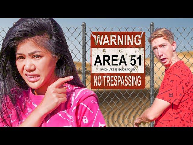 SNEAKING into AREA 51 To Find UFO's, Aliens, & the PZ Killer