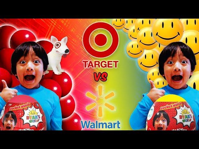 Ryan’s World Giant Mystery Egg:  Target vs Walmart