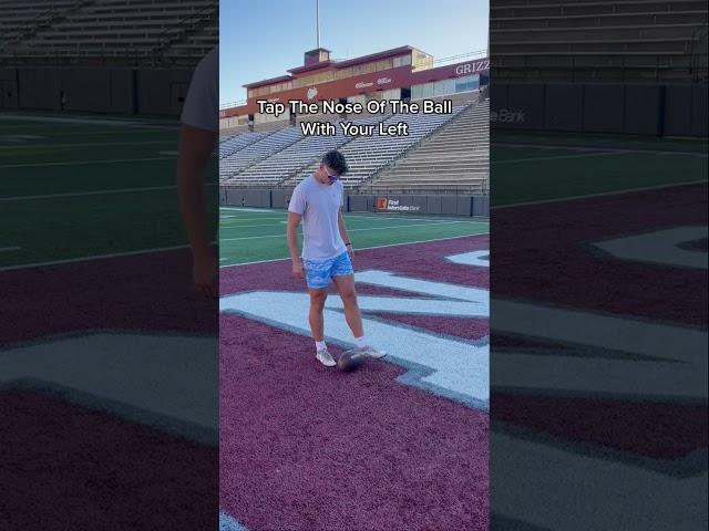 THIS IS THE BEST WAY TO SPIN A FOOTBALL WITH YOUR FEET