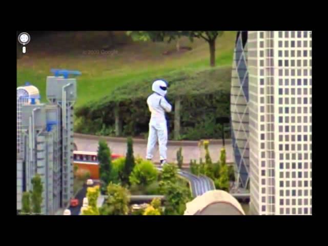 The Stig on Google Maps and Google Earth (street view) HD