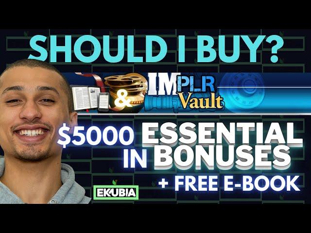 How To Make Money INSTANTLY Using PLR's  IM PLR Vault Review 