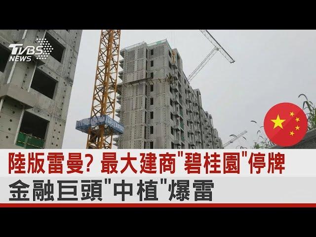 陸版雷曼? 最大建商「碧桂園」停牌 金融巨頭「中植」爆雷【財經新聞精選】