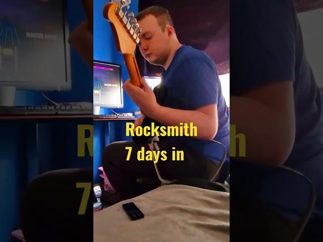 Rocksmith 7 days in 82 days learning guitar from scratch