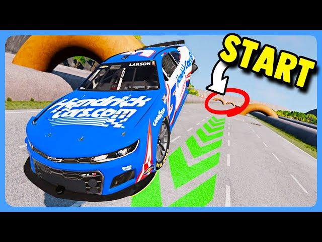 NEW BeamNG NASCAR Next Gen Downhill SURVIVAL