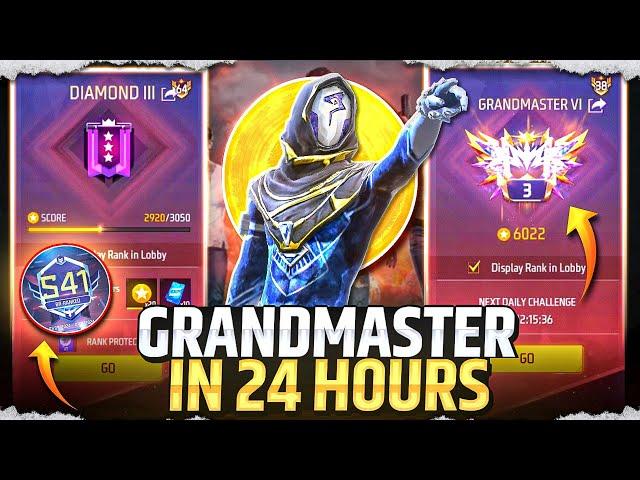 Finally Grandmaster In Just 24 Hours | Solo Grandmaster Pushing | EP-1