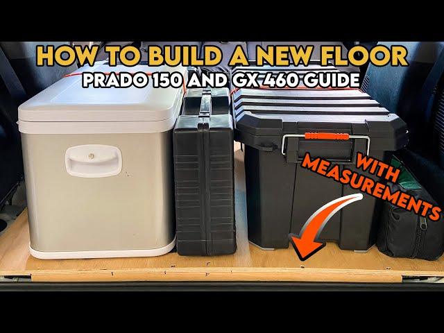 How to Build a New Rear Floor in Prado 150 (Lexus GX460) // Perfect Prado Build // Drawer Base Unit