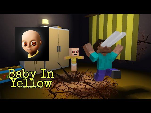 The Baby In Yellow Game - Minecraft Animation