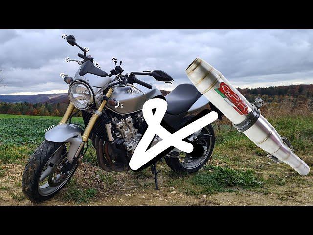 GPR Deeptone Exhaust & Honda Hornet PC36 | Soundcheck + FlyBy [8K 24fps]