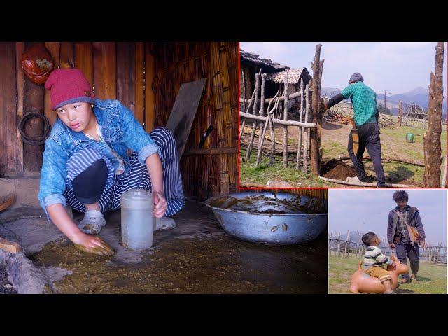 manjita's family in the Himalayan rural Nepal || shepherd life of Nepal ||