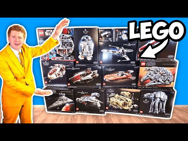 I Built The BIGGEST LEGO STAR WARS SETS Ever...