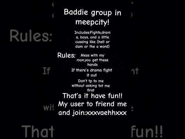 Baddie group!