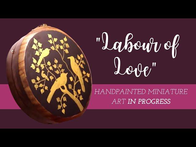 Handpainted Miniature Art | Progression Video | Traditional Indian Art at Memeraki