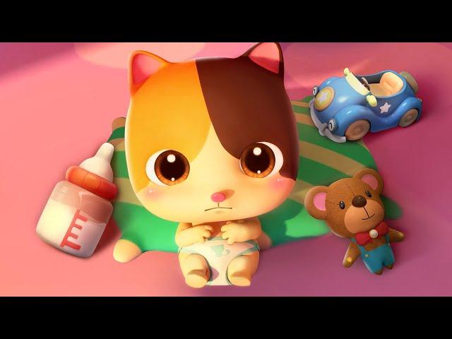 Don't Cry, Baby Kitten | Baby Care | Diaper Change | BabyBus - Kids Songs and Cartoons