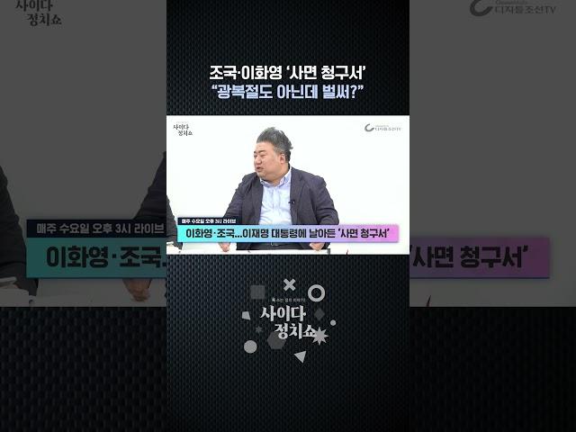 조국·이화영 '사면 청구서'..."광복절도 아닌데?" #shorts