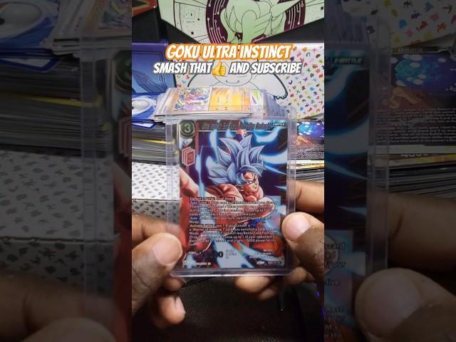 (Rate Goku Ultra instinct!!!) #dragonballsuper #tcg #dragonballz #anime #goku #collectiblecards