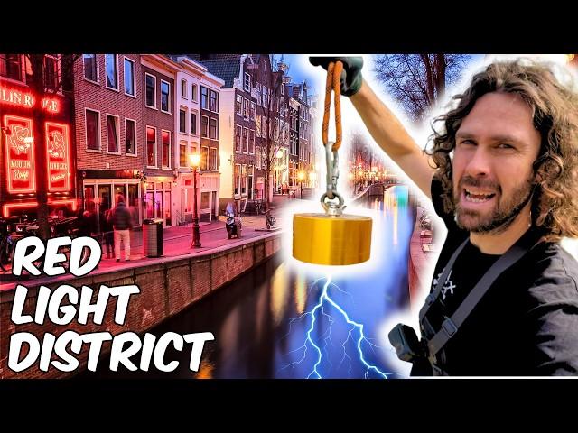 Magnet Fishing in The Heart of Amsterdam's Red Light District