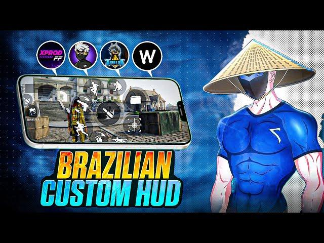 BRAZILIANCUSTOM HUD FREE FIRE FASTEST 3 FINGER HUD | 3 FINGER SUPER MOVEMENT CUSTOM HUD | MALIK FF