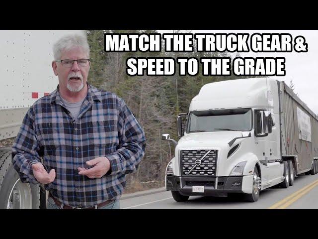 Mountain Driving 101: Match the truck gear and speed to the grade (Episode 4)