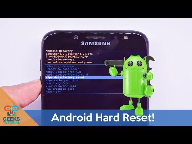 How to hard reset your android phone (Samsung)