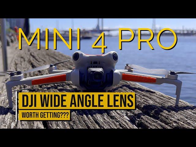 DJI Mini 4 Pro WIDE ANGLE LENS - Is it worth it?