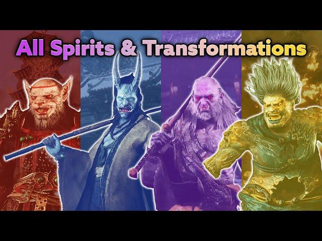 Ranking All 64 Black Myth Wukong Spirits & Transformations From Worst to Best...