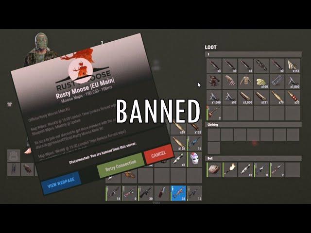 1v7 raid defense got me banned...