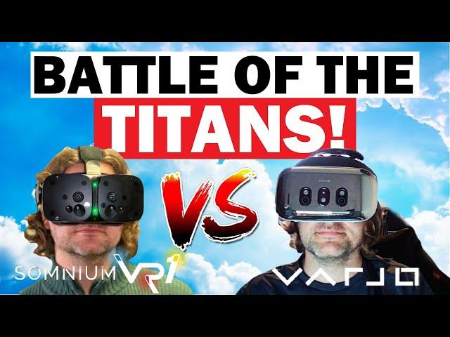 BEST VR Headset in the WORLD? Somnium VR1 OR Varjo XR4? LET'S SETTLE THIS! MSFS & DCS World