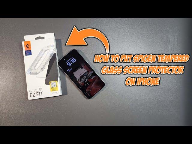 How To Put Spigen Tempered Glass Screen Protector On Iphone 16 Pro Max