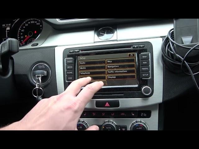 How to Change System Language in Volkswagen Passat B7 (2010 - 2015) - Select New System Language