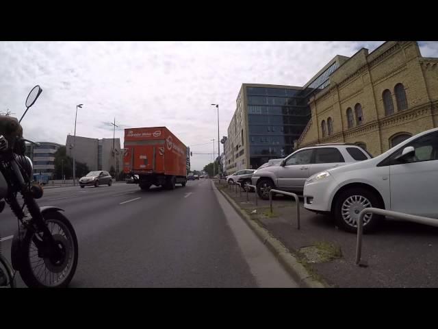 road rage - scooter vs bicycle