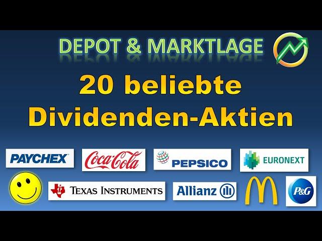 Die besten Aktien 2024 - 20 beliebte Dividenden-Aktien für die Dividenden-Strategie | #mcdonalds