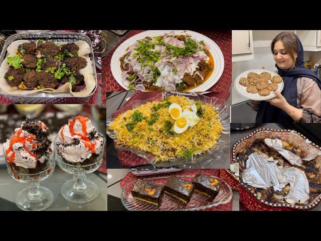 Dawat main bnai sari new dishes || Dhuan dahi pasande || Qeema Biryani || kofta kabab with 2 dipping