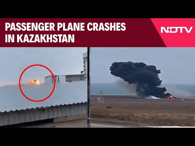 Kazakhstan Plane Crash | Azerbaijan Airlines Plane With 67 On Board Crashes In Kazakhstan