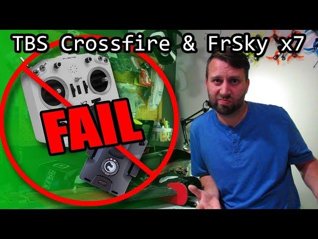 Team Blacksheep Crossfire Micro TX and FrSky X7 FAIL!  WARNING!